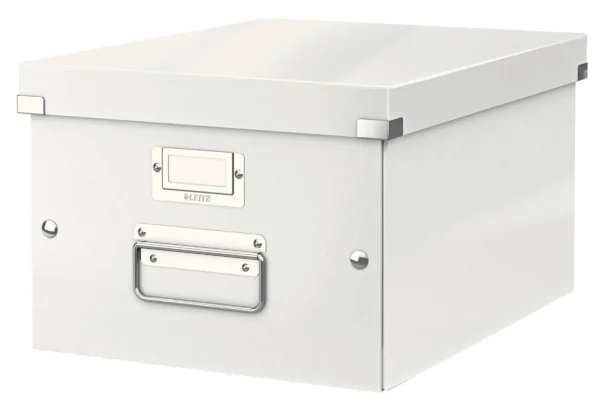 LEITZ Förvaringslåda Click & Store Medium Vit