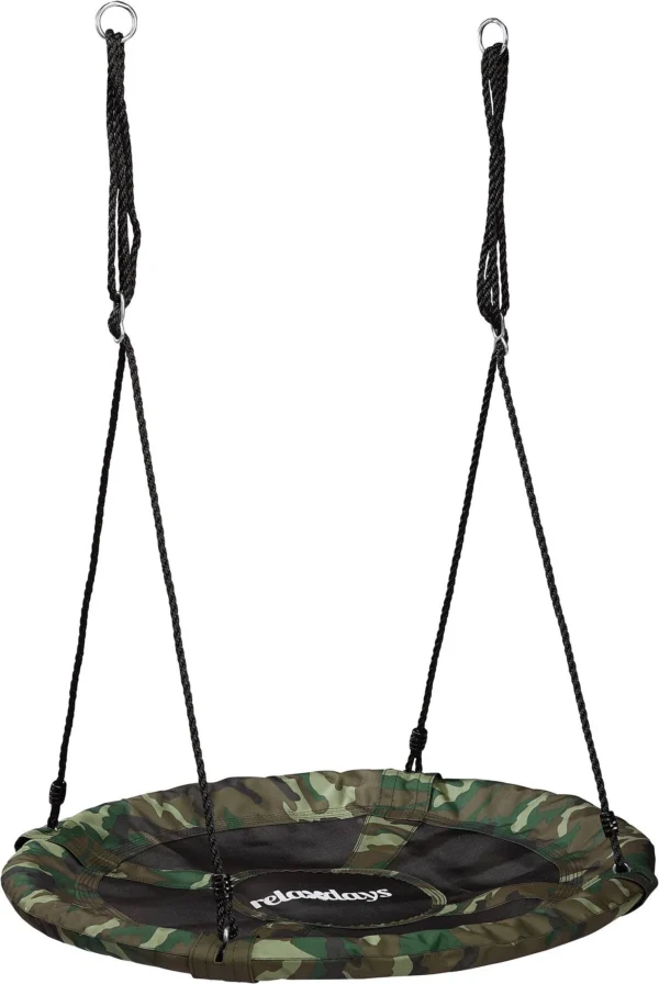 Relaxdays Nest Swing Kamouflage