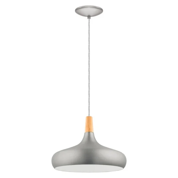 Eglo - Sabinar Taklampa 40cm Silver/Brun