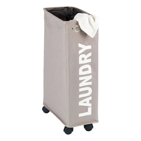Wenko Tvättkorg Corno 43 Liter 40 X 60 Cm Polyester Taupe