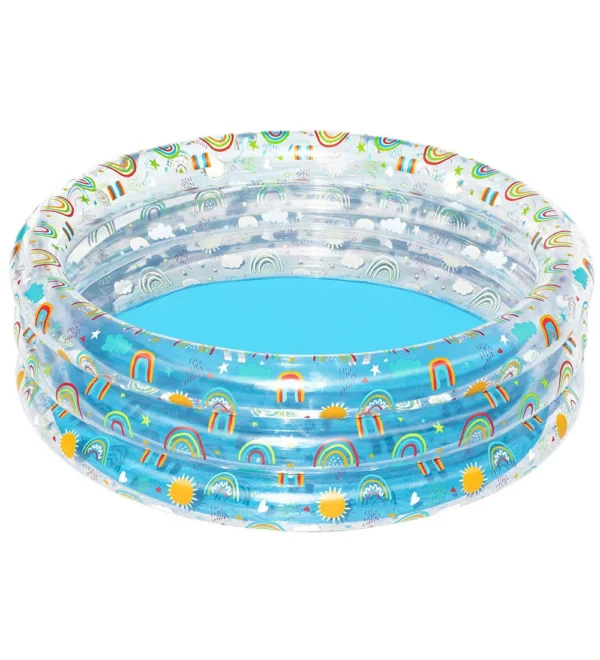Uppblåsbar barnpool Tropical Play 150 x 53 cm BESTWAY