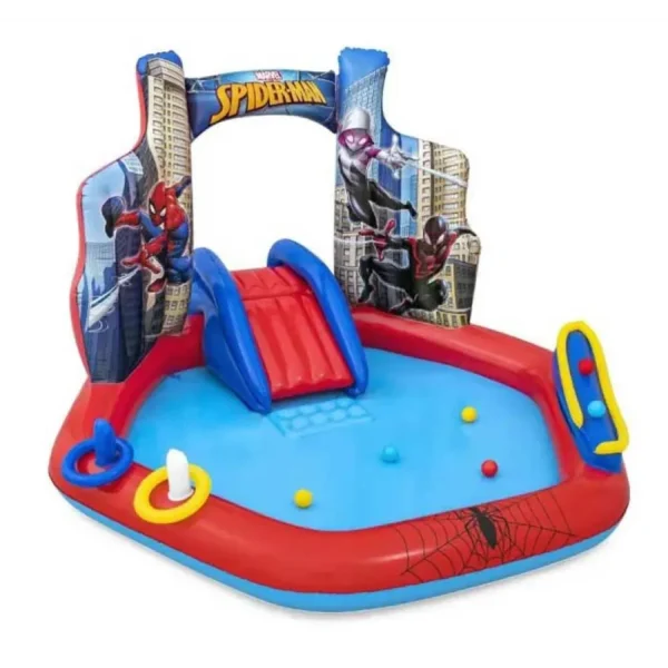 Bestway Spiderman Barnpool - 211 x 206 x 127 cm Lekplats