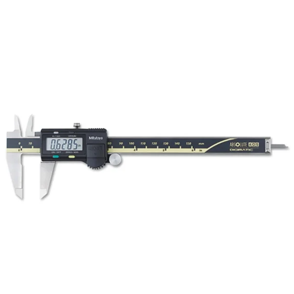 Mitutoyo ABSOLUTE AOS Digimatic Skjutmått 500-196-30 0-6in, 0,0005in, flat sticka, friktionsrulle - Mätverktyg