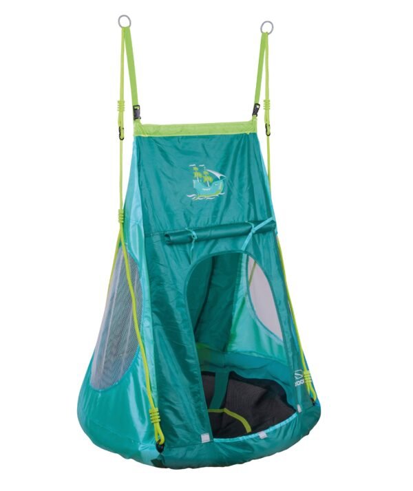 HUDORA 72152 - Netto gunga med pirat tält 90 cm.